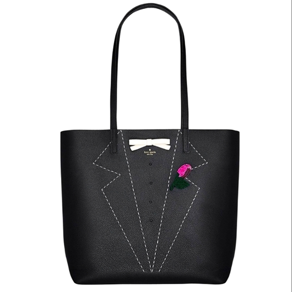 NEW! 🌟HP🌟Kate Spade Leather Tuxedo Tote
